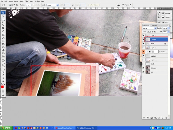 Creation of Drawing the tree: Step 7
